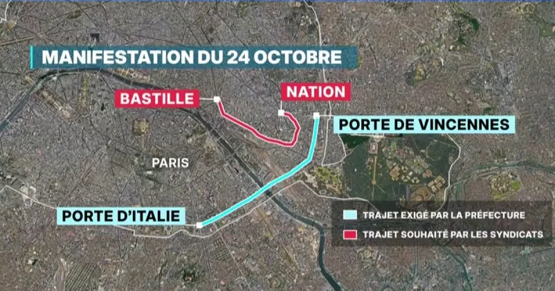 trajet manifestation 2410