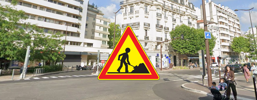 Travaux carrefour Hugo-Paris
