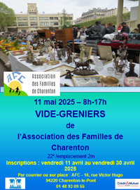 Vide-greniers du dimanche 11 mai