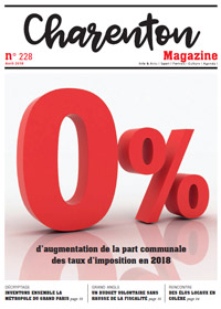 Couverture Charenton Magazine n°228 avril